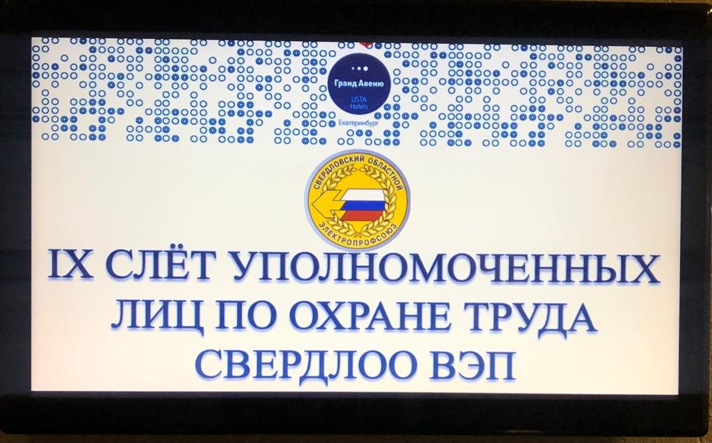 IX СЛЕТ УПОЛНОМОЧЕННЫХ ЛИЦ ПО ОХРАНЕ ТРУДА